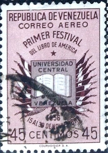 Intercambio 0,20 usd 45 cent. 1957