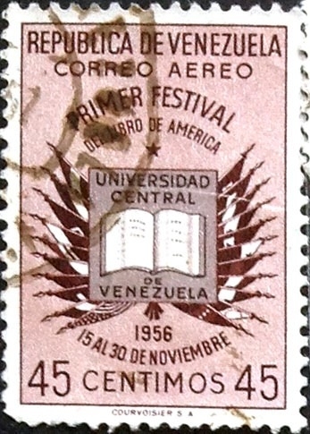 Intercambio 0,20 usd 45 cent. 1957