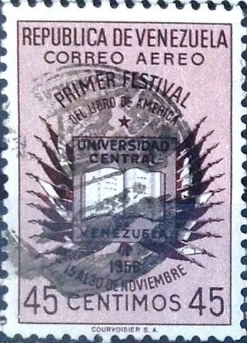 Intercambio 0,20 usd 45 cent. 1957