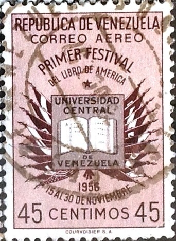 Intercambio 0,20 usd 45 cent. 1957