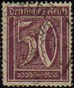 DEUTSCHES REICH 1922 Scott143 Sello Serie Básica Números Alemania Usado