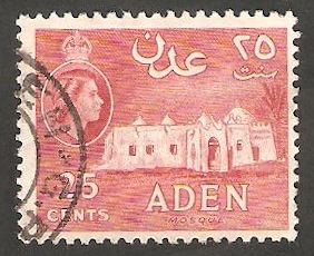 Aden - 52 A - Elizabeth II, y mezquita