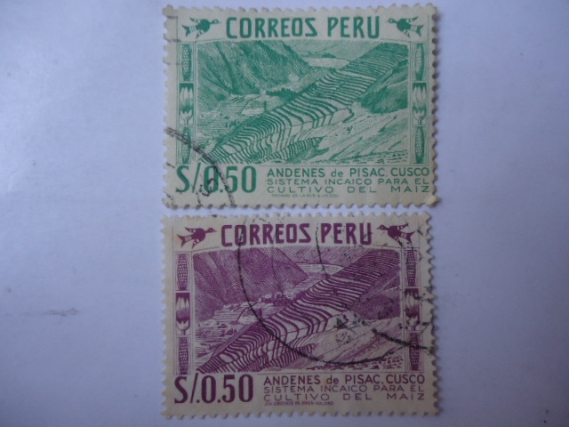Andenes de Pisac, Cusco - Sistema Incaico de Regadío.