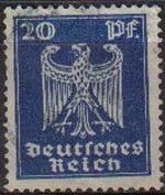 DEUTSCHES REICH 1924 Scott333 Sello Serie Aguila Alemania Michel 358