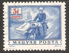 Postman on motorcycle