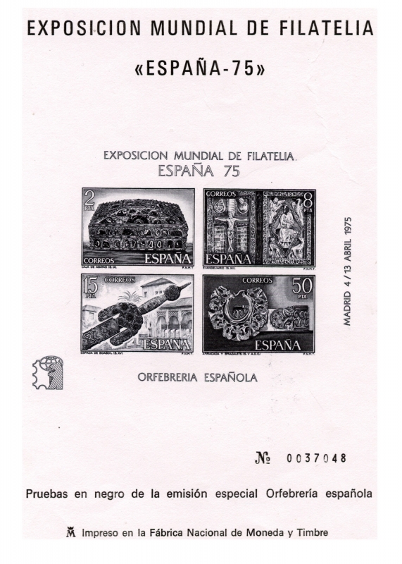 EXPOSICION MUNDIAL DE FILATELIA