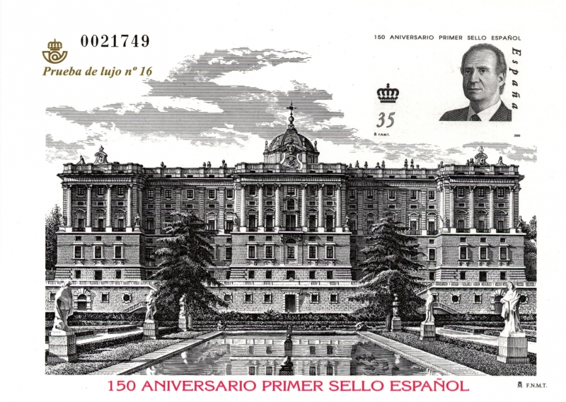 150 Aniversario del 1º sello Español.