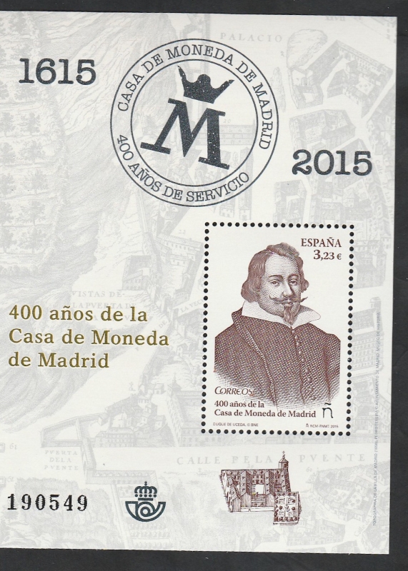 400 años de la Casa de Moneda de Madrid, Duque de Uceda