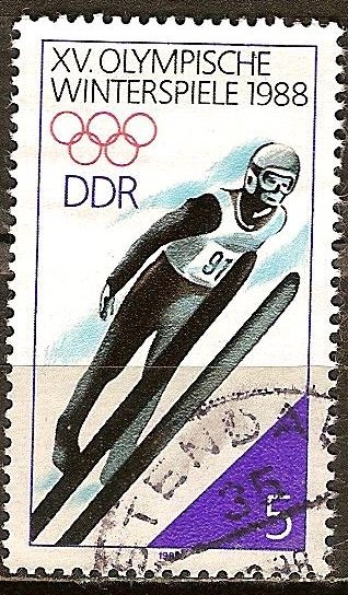 XV.Juegos Olímpicos de Invierno(Calgary) 1988-DDR.