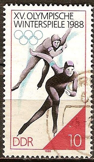 XV.Juegos Olímpicos de Invierno(Calgary) 1988-DDR.