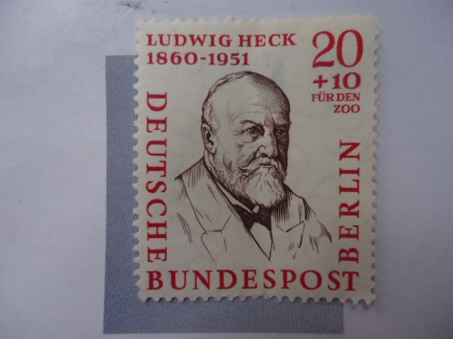 Ludwig Heck 1860-1951. Deutsche Bundespost Berlin.