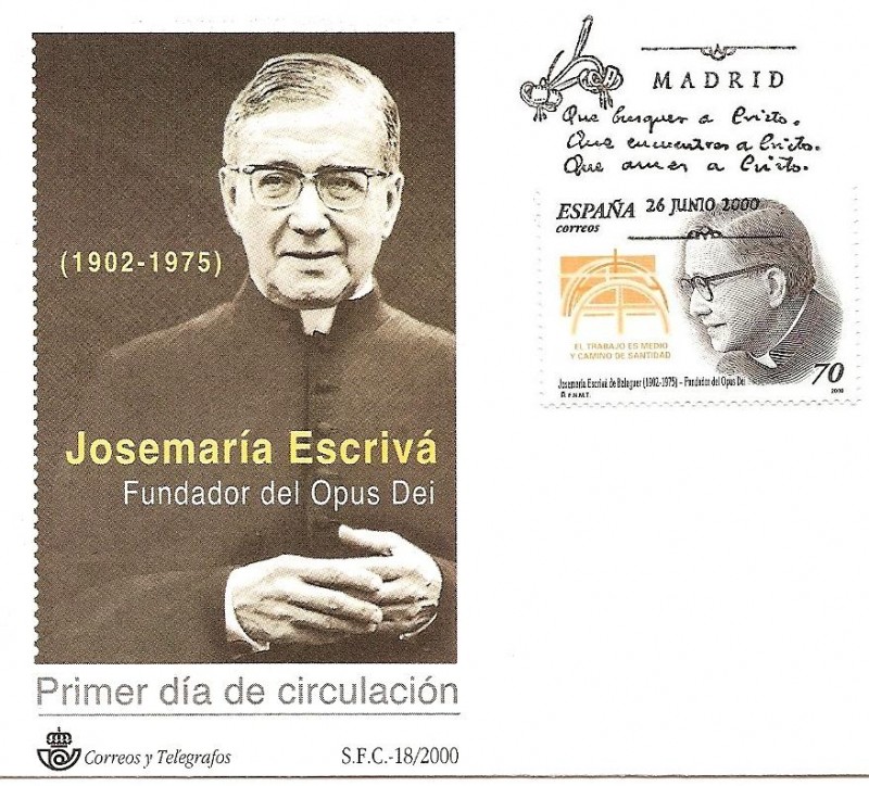 Josemaría Escrivá - fundador del Opus Dei  SPD