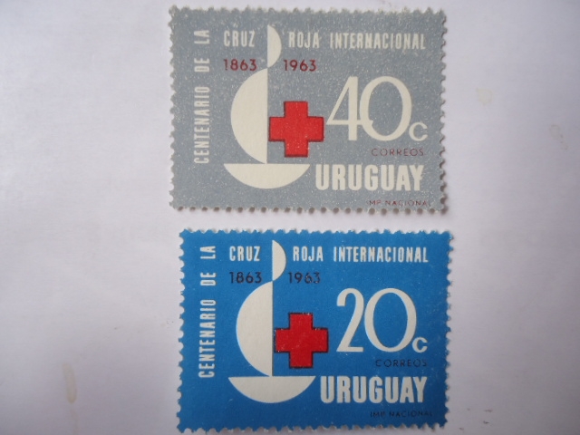 Centenario de la Cruz Roja Nacional 1865-1963.