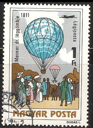 Dr. Menner's air balloon, 1811