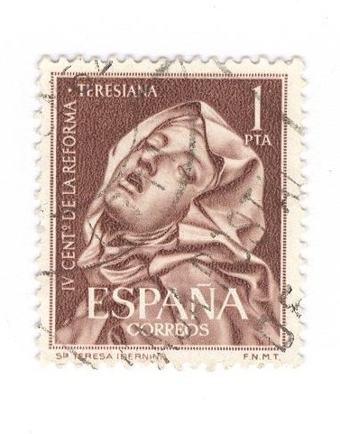 Edifil 1429. Santa Teresa, escultura Bermini