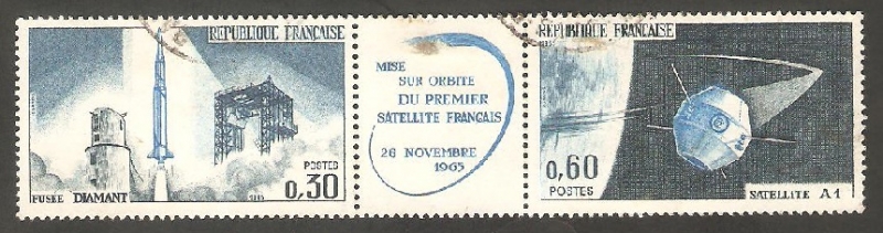 1464 y 1465 - Lanzamiento del primer satélite nacional 