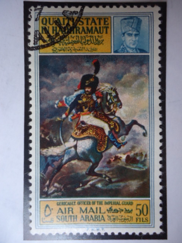 Pais:ADEN-Protectorados- Serie:Qu´Aiti State In Hadhramaut - Théodoro Géricault-Oleo:Guardia Imperia