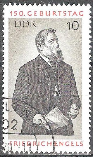 150a Aniv nacimiento de Friedrich Engels (economista politico),DDR.
