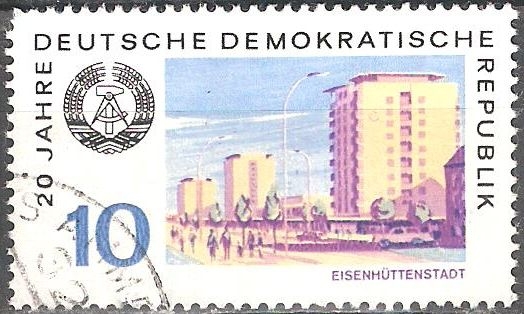 20.Años DDR,Eisenhüttenstadt.