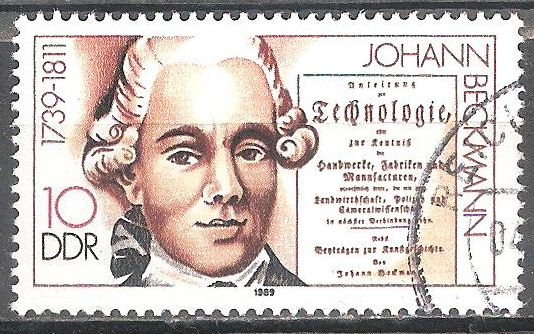 Johann Beckmann 1739-1811(científico) DDR.