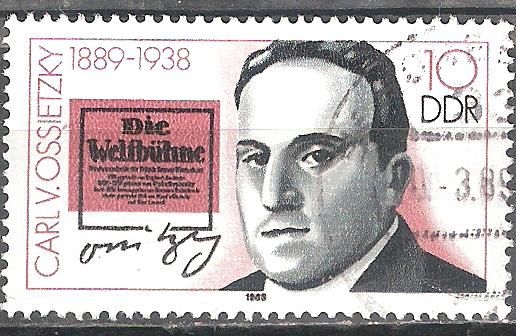 Carl von Ossietzky 1889-1938(escritor y premio Nobel)DDR.