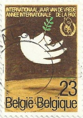 AÑO INTERNACIONAL DE LA PAZ. EMBLEMA DEL EVENTO. YVERT BE 2204