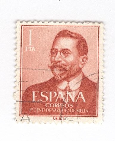 Edifil 1351. I centenario nacimiento de Juan Vazquez de Mella