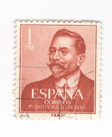 Edifil 1351. I centenario nacimiento de Juan Vazquez de Mella