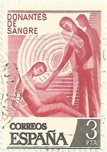 DONANTES DE SANGRE. MOTIVO ALUSIVO. EDIFIL 2355