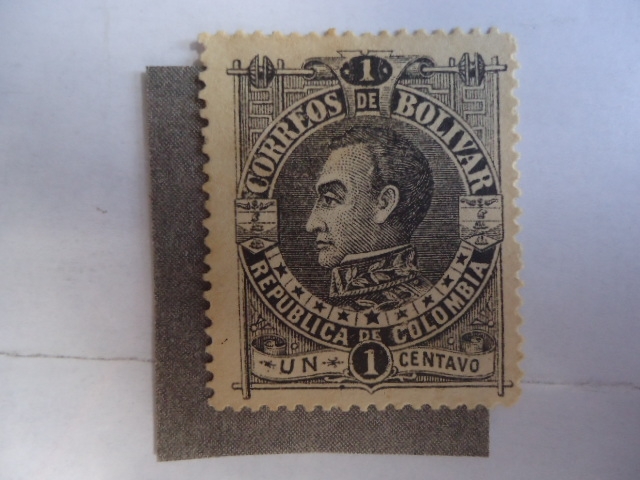 Correos de Bolívar - República de Colombia.