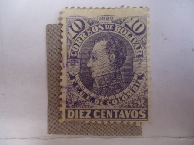 Correos de Bolivar - EE.UU de Colombia- 1880.