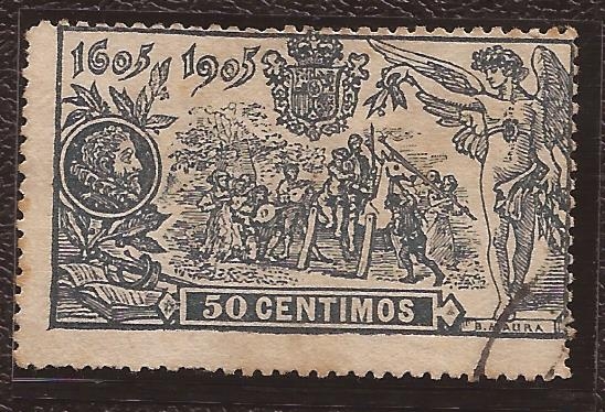 III Cent Don Quijote 1905 50 cents