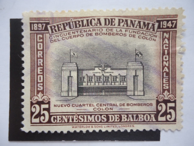Cincuentenario de la Fundación del Cuerpo de Bombero de Colón-Nuevo Cuartel Central de Bomberos.1897