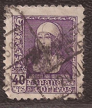 Isabel la Católica  1938  40 cts