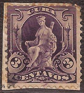 Estatua 1899 3 centavos