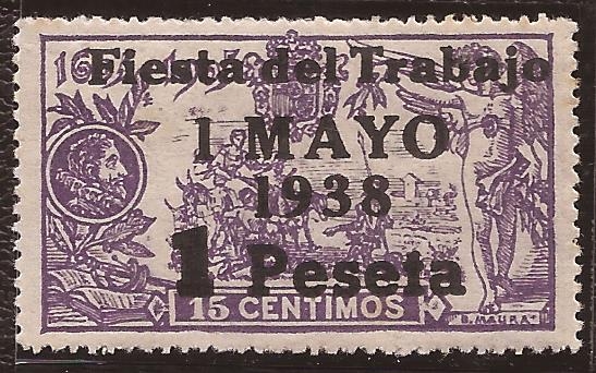Fiesta del Trabajo 1 de Mayo 1938 1 pta