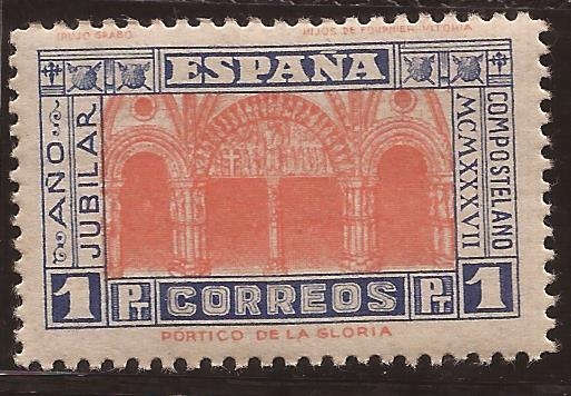 Año Jubilar Compostelano 1937 1 pta