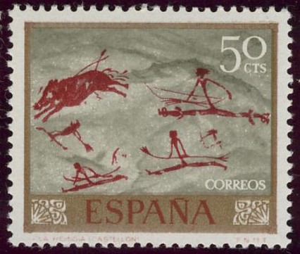 ESPAÑA -  Arte rupestre del Arco Mediterráneo de la Península Ibérica
