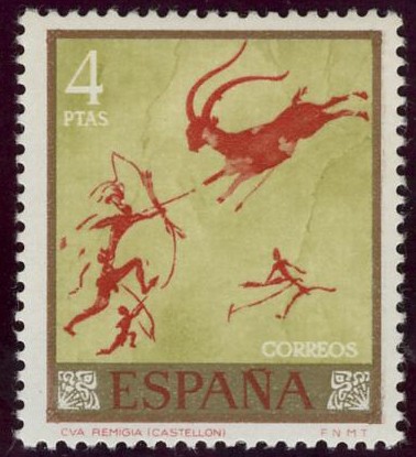 ESPAÑA -  Arte rupestre del Arco Mediterráneo de la Península Ibérica