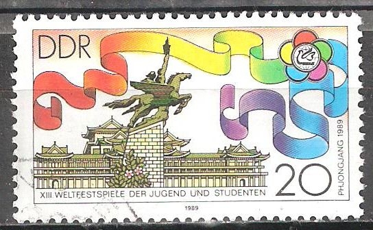 Phjongjang 1989 XIII.  Festival Mundial de la Juventud y los Estudiantes,DDR.