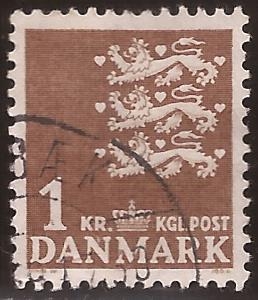 Escudo de Dinamarca  1946  1 krone