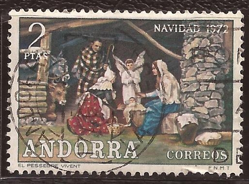 Navidad 1972  2 ptas