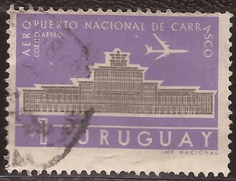 Aeropuerto Nacional de Carrasco  1961 aéreo 1 peso