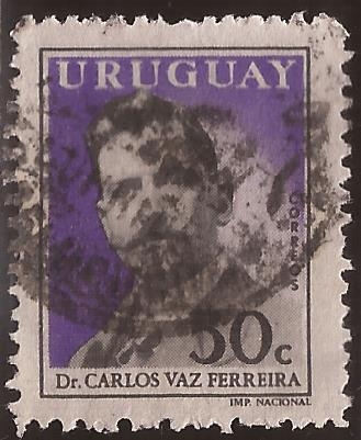 Dr. Carlos Vaz Ferreira  1959 50 cents