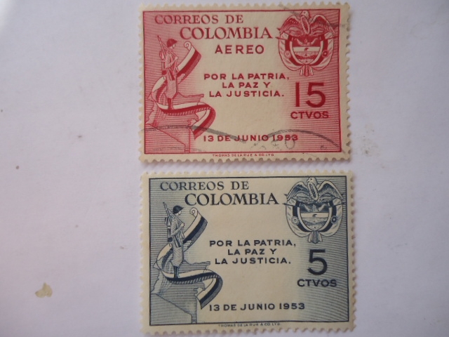 Por la Patria, la Paz y la Justicia - 13 de Junio 1953.