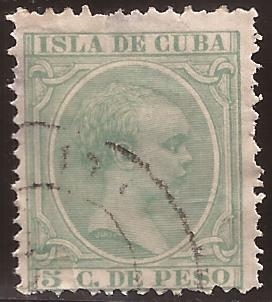 Alfonso XIII  1890 5 céntimos de peso