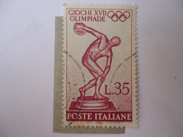 Giochi XVII Olimpiade - Lanzador de Disco del Escultor Myron - Juegos Olímpicos de verano 1960-Roma 