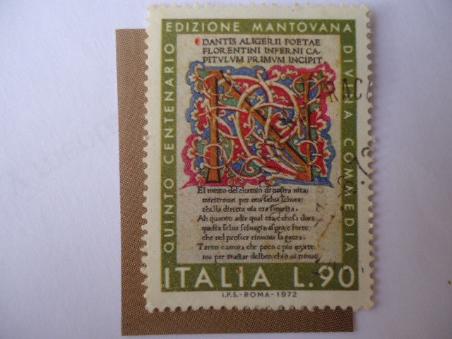 Vº Centenario Edición Mantovana  Divina Comedia - Dante Aligeri