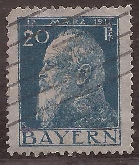 Príncipe Regente Luitpold  1911 20 pfennig