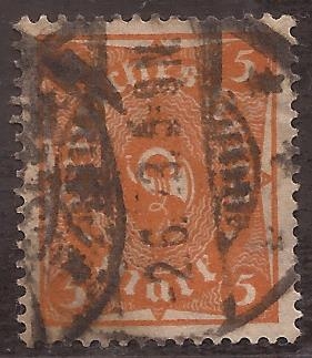 Corneta de Posta  1922 5 reichsmark